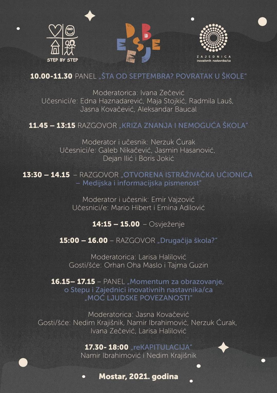 Besjede o obrazovanju u Mostaru